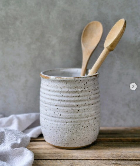 KITCHENWARE - White Utensil Holder