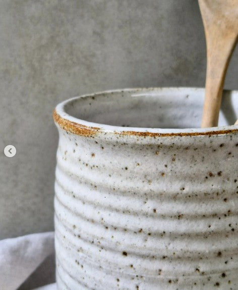 KITCHENWARE - White Utensil Holder